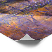 GRAY WOLF FOLGEN DEM FLUSS POSTER (Ecke)