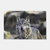 Gray Wolf Fußmatte (Vorderseite)