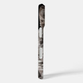 Gray Wolf Geometric Portrait Case-Mate iPhone Hülle (Rückseite / Rechts)