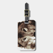 Gray Wolf Gepäckanhänger (Vorderseite vertikal)