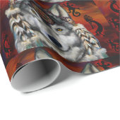GRAY WOLF GESCHENKPAPIER (Rolleneckpunkt)