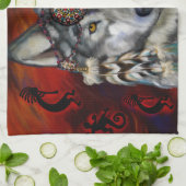 GRAY WOLF GESCHIRRTUCH (Gefaltet)