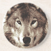 Gray Wolf Getränkeuntersetzer (Vorne)
