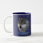 GRAY WOLF HEAD Tasse (Links)