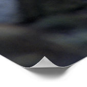 Gray Wolf HerbstCanvas Print Poster (Ecke)