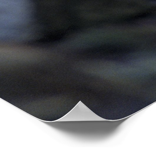 Gray Wolf HerbstCanvas Print Poster (Ecke)