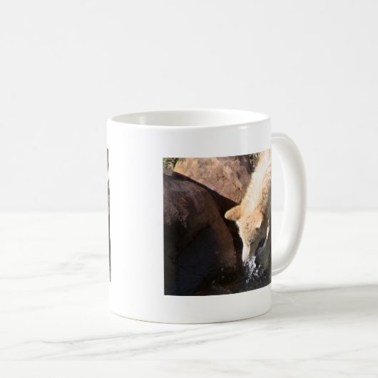 Gray Wolf Kaffeetasse (VorderseiteRechts)