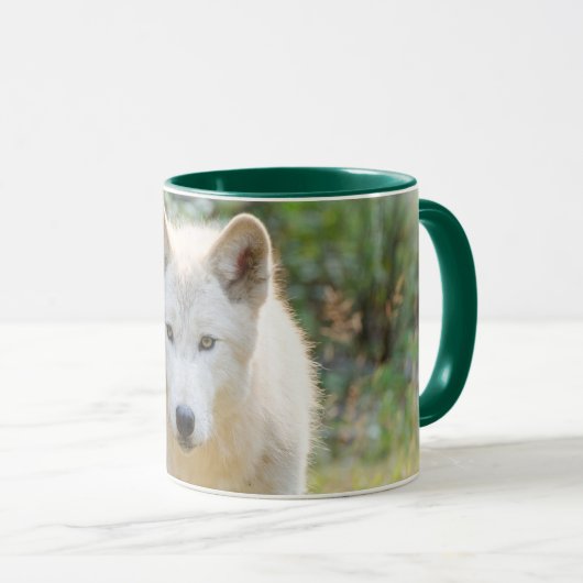 Gray Wolf, kanadische Tierfotografie Tasse (VorderseiteRechts)