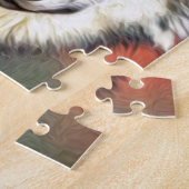 Gray Wolf Kunstmalerei Puzzle (Seite)