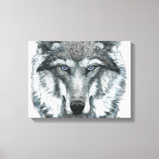 Gray Wolf Leinwanddruck (Vorderseite)