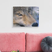 Gray Wolf Lovers Leinwanddruck (Insitu (Wohnzimmer))