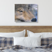 Gray Wolf Lovers Leinwanddruck (Insitu (Schlafzimmer))