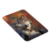 Gray Wolf Magnet (Rechte Seite)