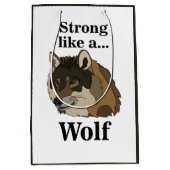 Gray Wolf Mittlere Geschenktüte (Vorderseite)