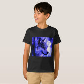 Gray Wolf & Moon T-Shirt (Vorne ganz)