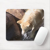 Gray Wolf Mousepad (Mit Mouse)