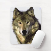 Gray Wolf Mousepad (Mit Mouse)