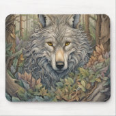 Gray Wolf Mousepad (Vorne)