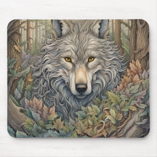 Gray Wolf Mousepad (Vorne)