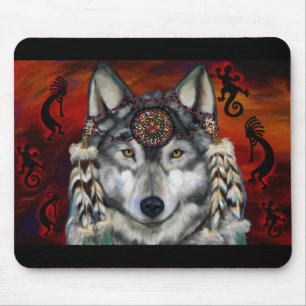Gray Wolf Mousepad
