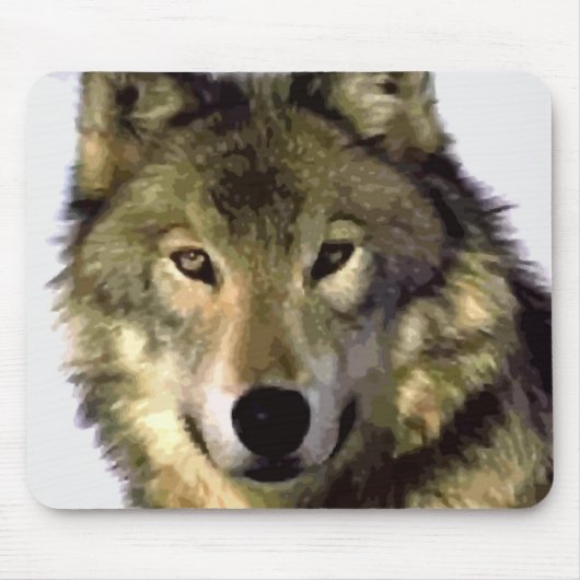 Gray Wolf Mousepad (Vorne)