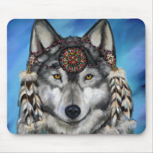 Gray Wolf Mousepad