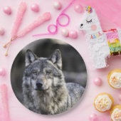 Gray Wolf Pappteller (Party)