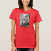 Gray Wolf Portrait Wildlife T - Shirt (Vorderseite)