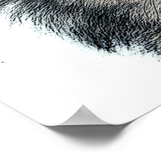 Gray Wolf Poster (Ecke)