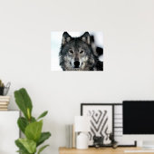 Gray Wolf Poster (Heimbüro)