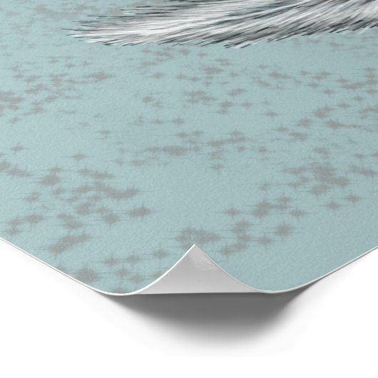 Gray Wolf Poster (Ecke)