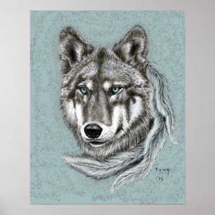 Gray Wolf Poster