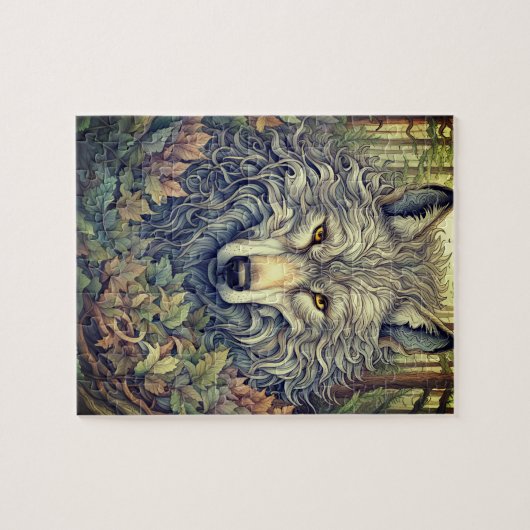 Gray Wolf Puzzle (Horizontal)