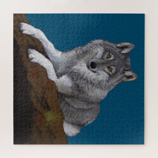 Gray Wolf Puzzle (Horizontal)