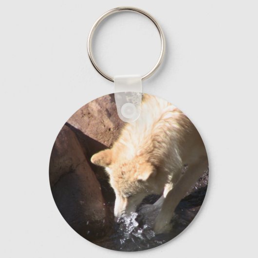 Gray Wolf Schlüsselanhänger (Vorderseite)