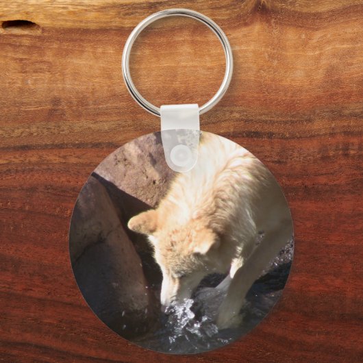 Gray Wolf Schlüsselanhänger (Vorderseite)