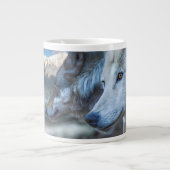 Gray Wolf SENTINEL WOLVES Jumbo-Tasse (Vorderseite)