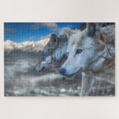 Gray Wolf "SENTINEL WOLVES" Puzzle (Horizontal)