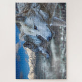 Gray Wolf "SENTINEL WOLVES" Puzzle (Vertikal)