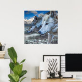 Gray Wolf SENTINELS Poster (Heimbüro)
