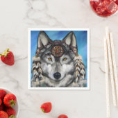 GRAY WOLF SERVIETTE (Beispiel)