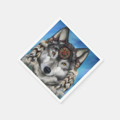 GRAY WOLF SERVIETTE (Ecke)