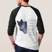 GRAY WOLF (siehe Cherokee Legend auf der Rückseite T-Shirt (Rückseite)