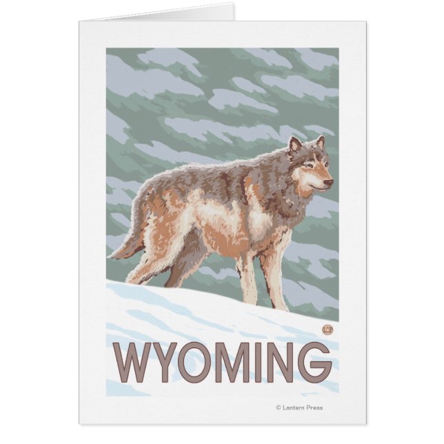 Gray Wolf StandingWyoming (Vorne)