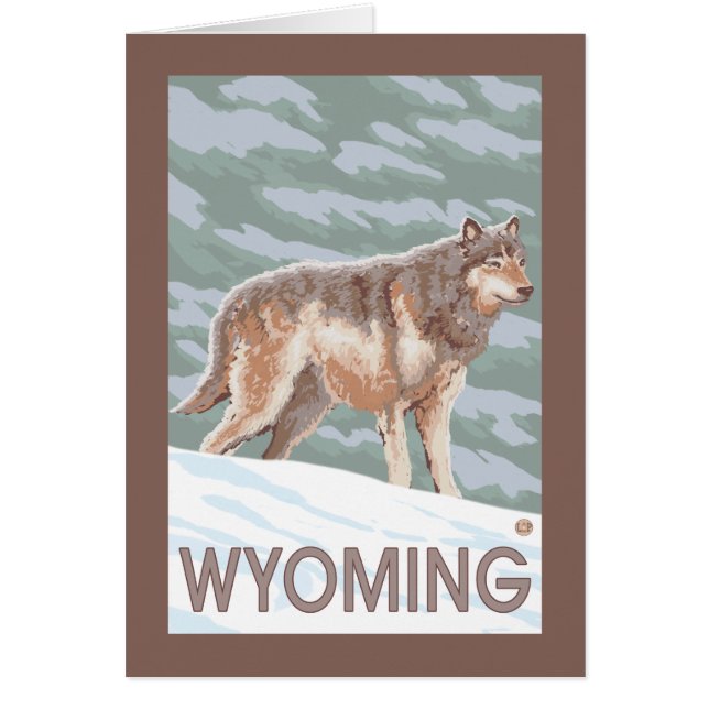 Gray Wolf StandingWyoming (Vorne)