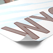 Gray Wolf StandingWyoming Poster (Ecke)