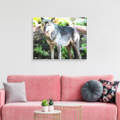 Gray Wolf Stehend alleine Leinwanddruck (Insitu (Wohnzimmer))