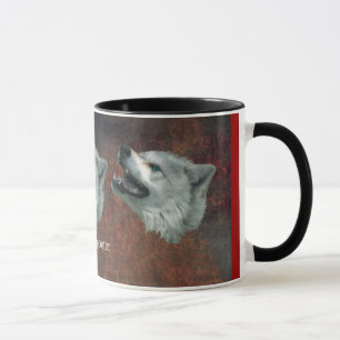 GRAY WOLF SUPPORTER Wildlife Gift Tasse