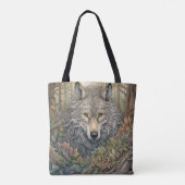 Gray Wolf Tasche (Rückseite)