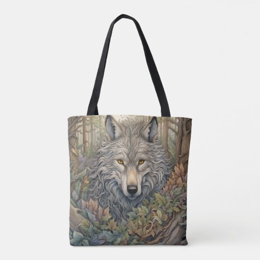 Gray Wolf Tasche (Rückseite)